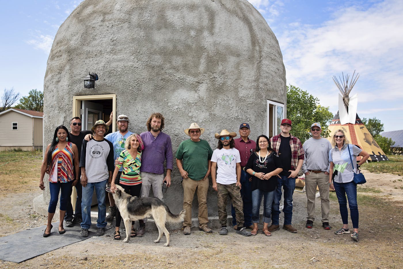 Providing Shelter and Warmth to the Great Plains Tribes through a Novel, Sustainable Housing Technology